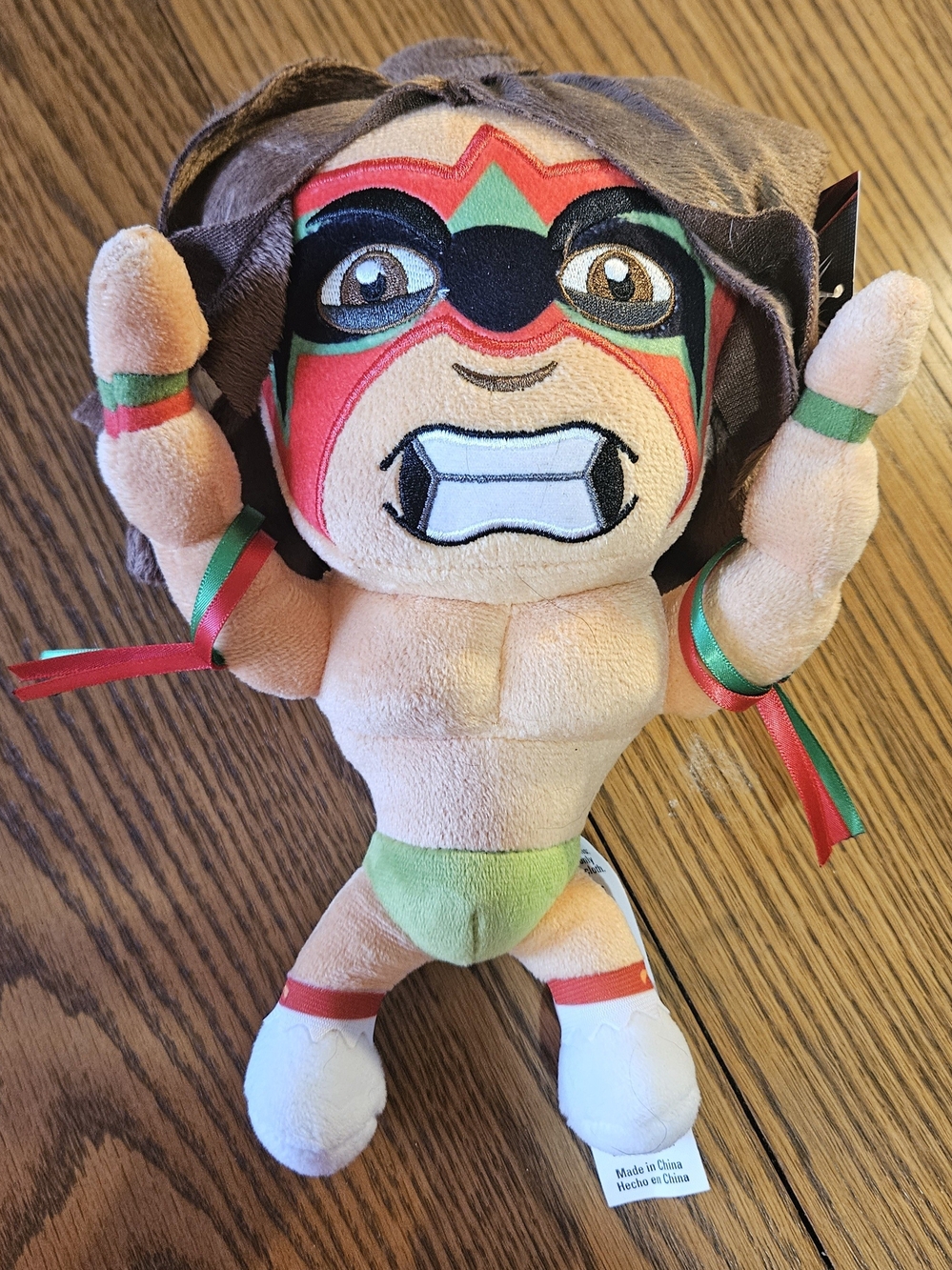 WWE The Ultimate Warrior Plush Figure Wrestling Stuffed Stuffy NWT